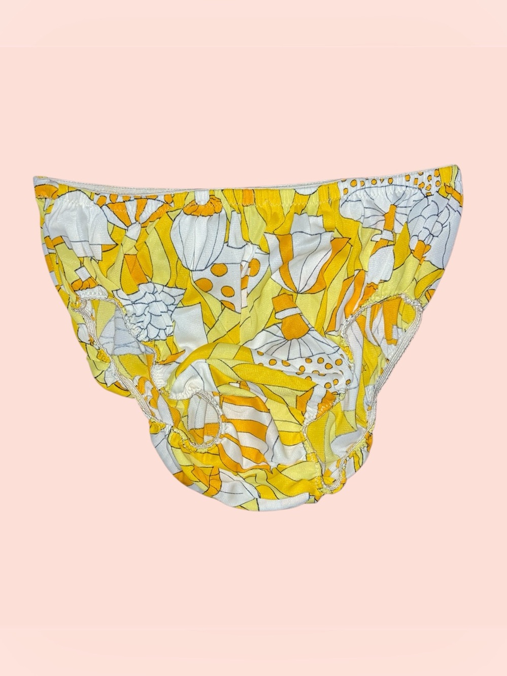 Vintage Nylon Mushroom Bikini Panty